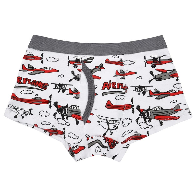 Cczmfeas Boys Toddler Dinosaur Cotton Underwear Boxer Briefs 6 Pack (4T, 6 Pack- Blue) - Image 2